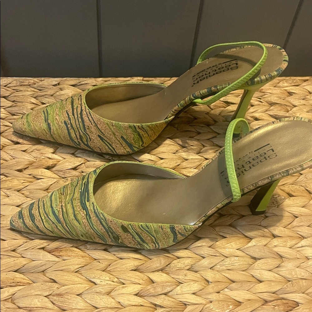 Sergio Zelcer Spanish Leather Collection Green Tr… - image 7